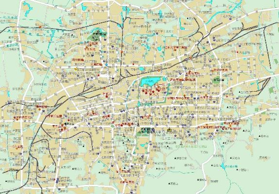 济南市最新地图全图的长尾关键词有哪些