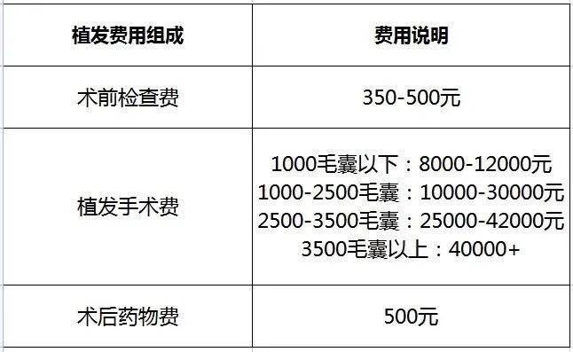 济南植发如何收费咨询